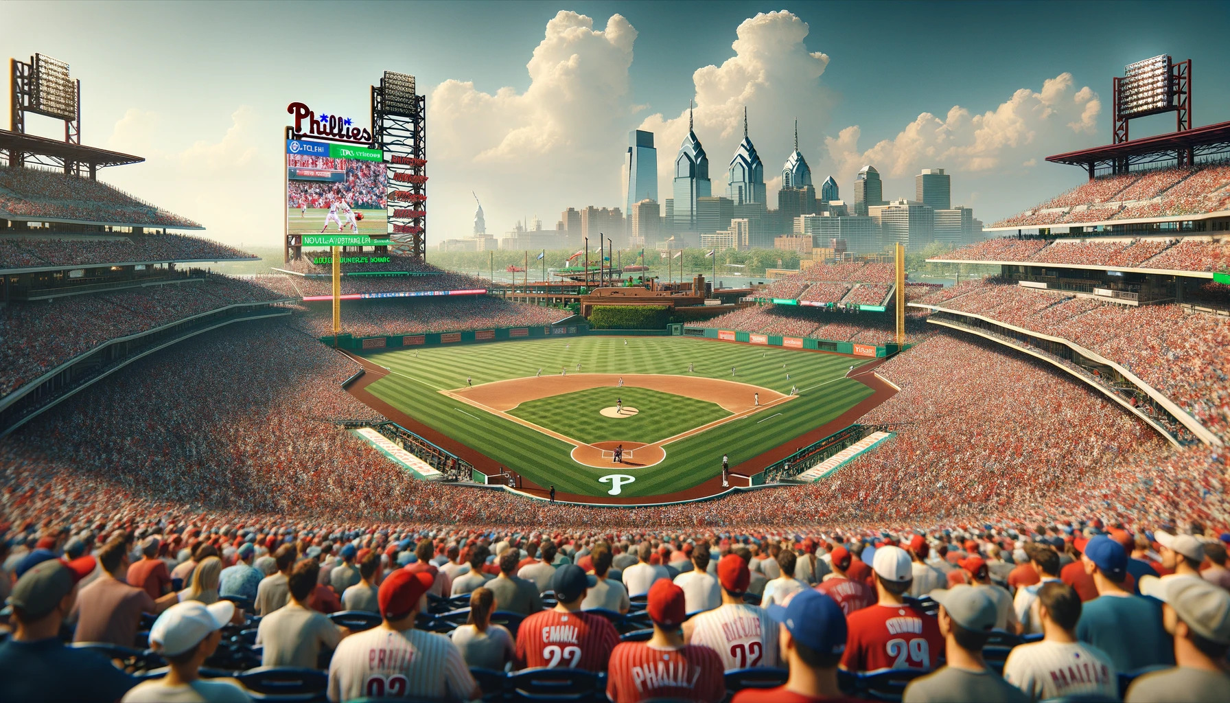 AI generated depiction of Citizens Bank Park
