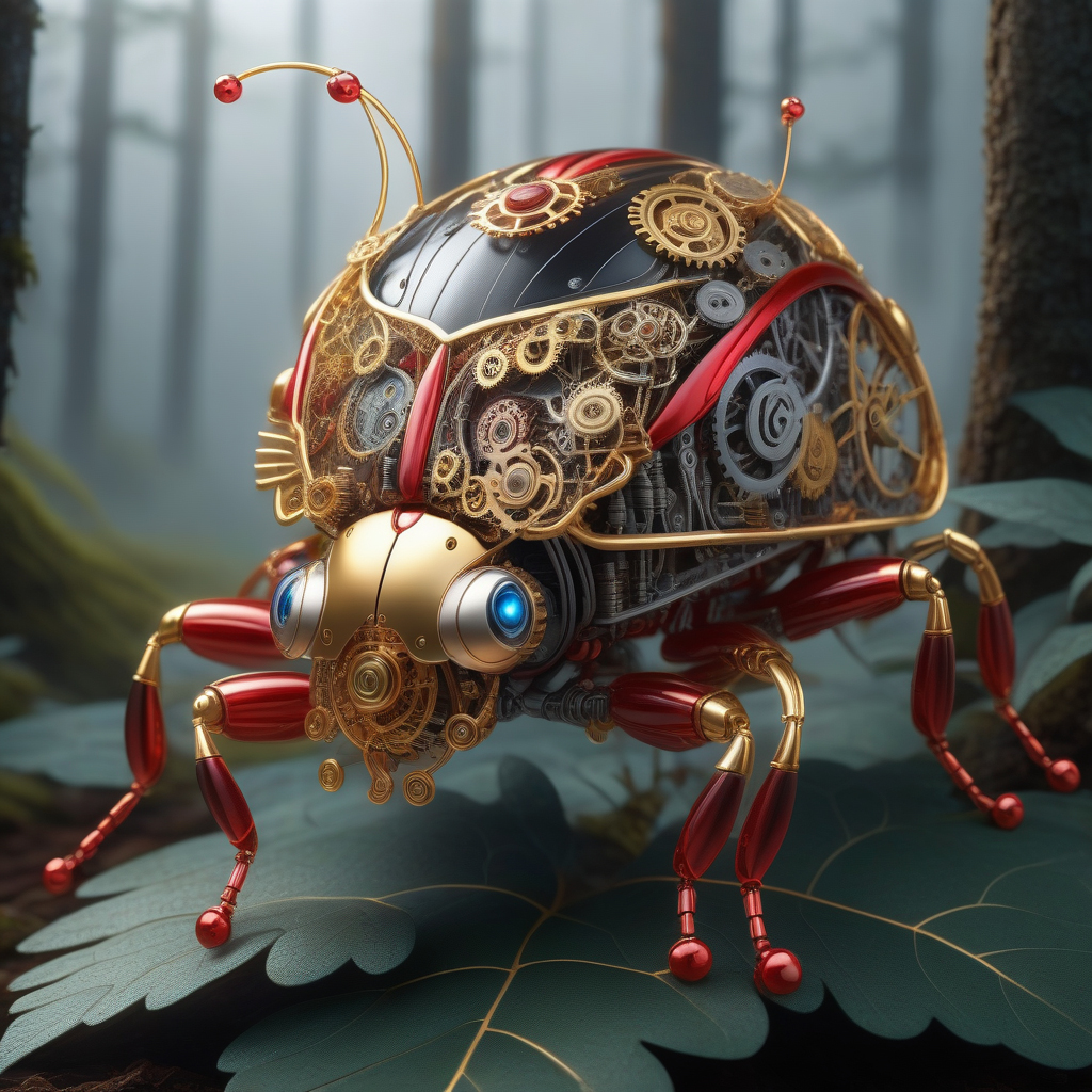 AI generated "Mechanical Ladybug"