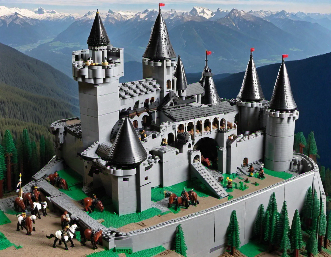 AI generated "Lego Castle"