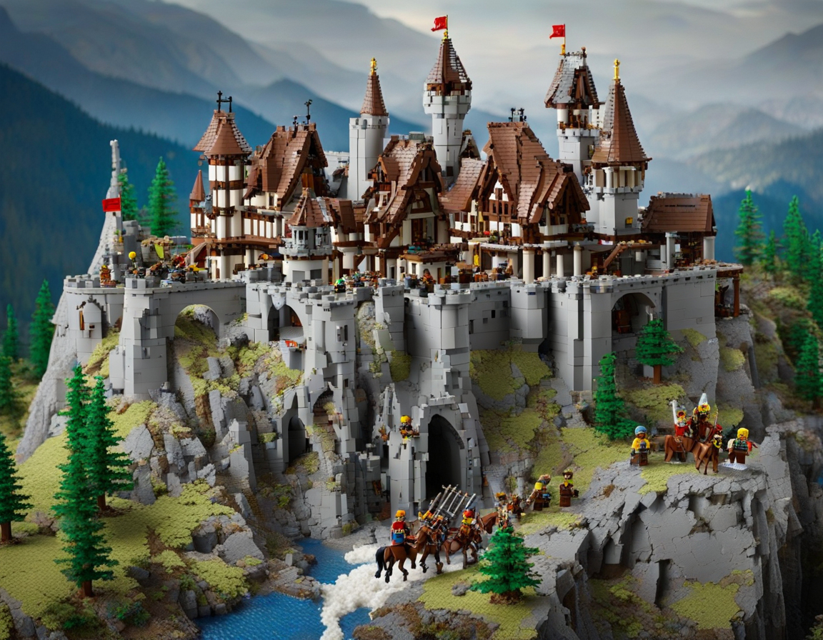 AI generated "Lego Castle"