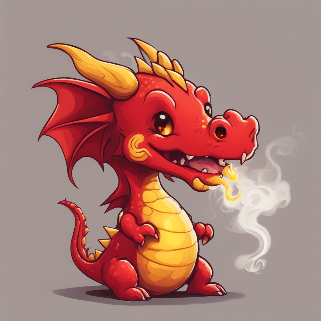 AI Cute Little Dragon