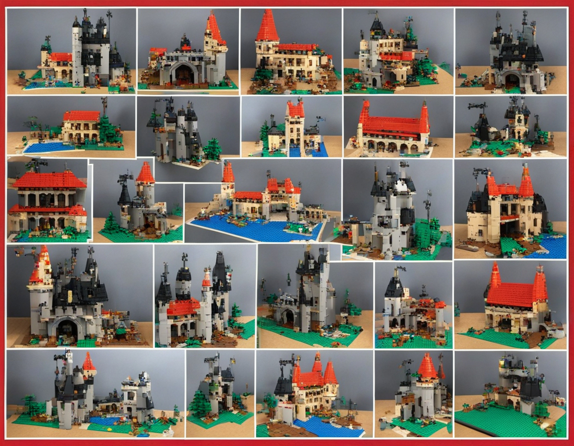 AI generated "Lego Castle"