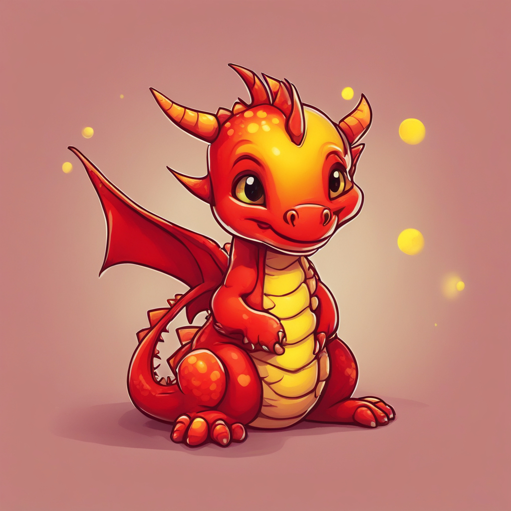 AI Cute Little Dragon