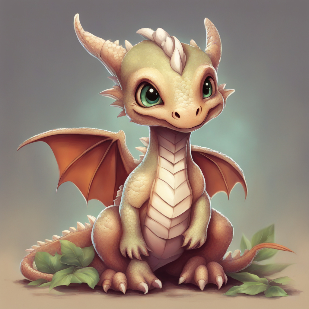 AI Cute Little Dragon