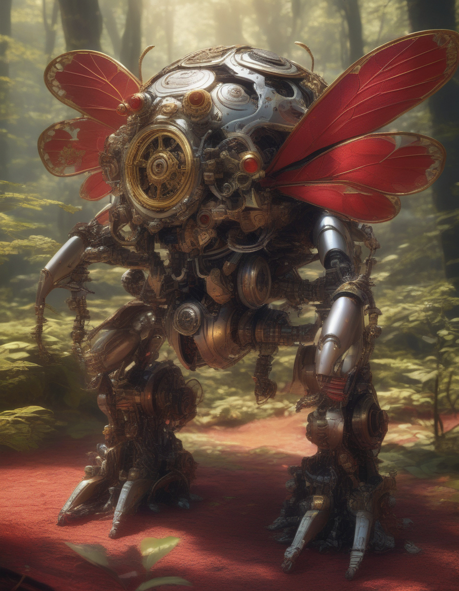 AI generated "Mechanical Ladybug"