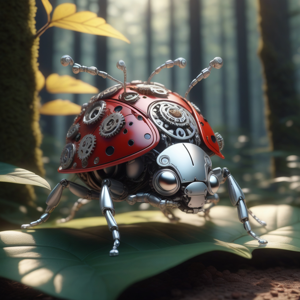 AI generated "Mechanical Ladybug"