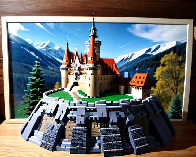 AI generated "Lego Castle"