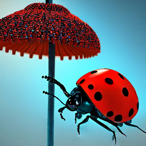 AI generated "Mechanical Ladybug"