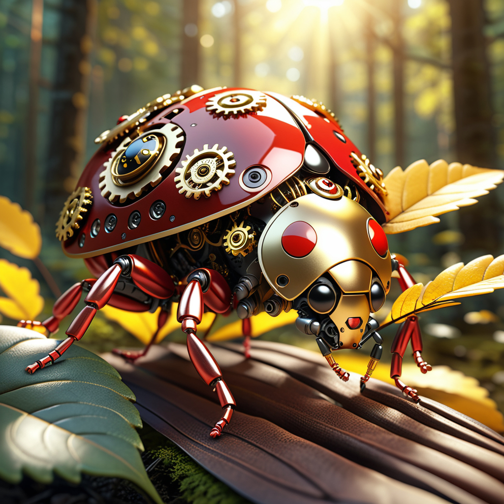 AI generated "Mechanical Ladybug"