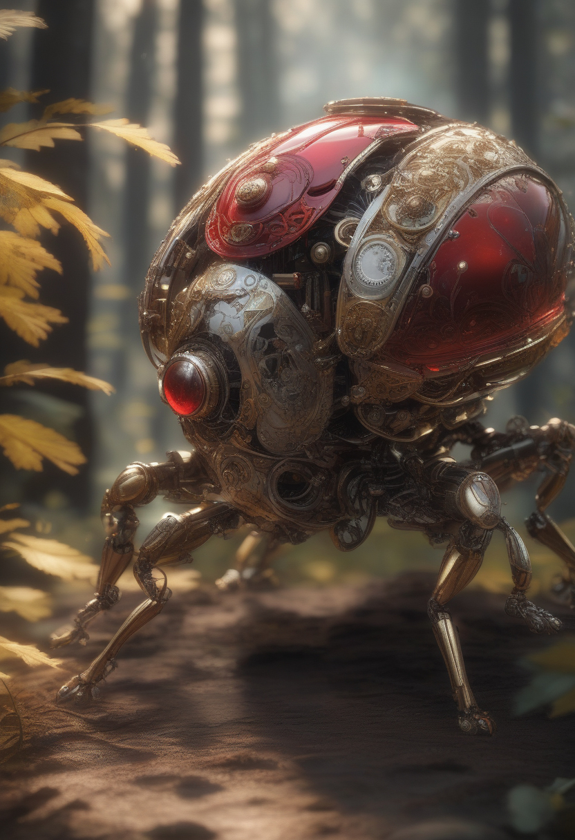 AI generated "Mechanical Ladybug"