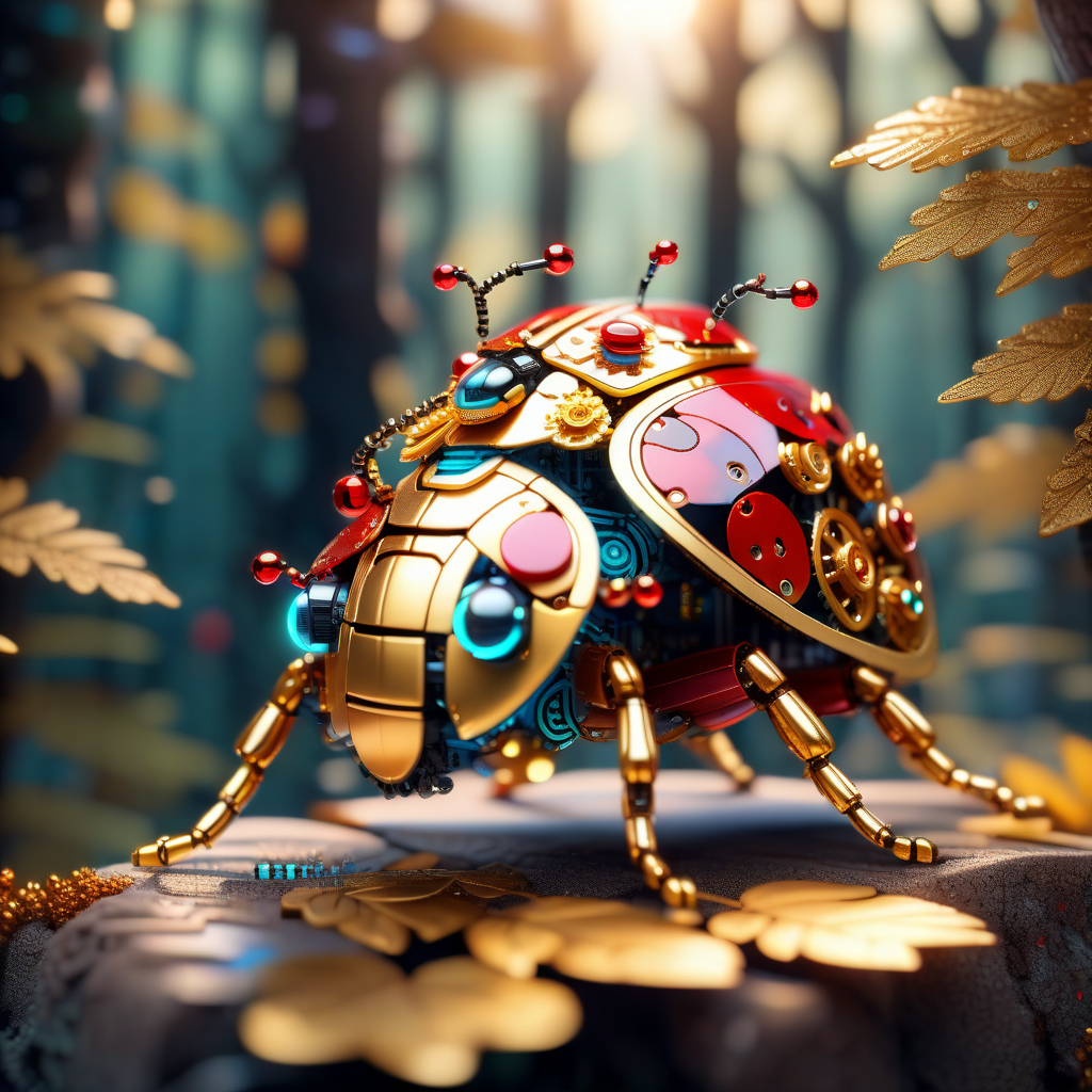 AI generated "Mechanical Ladybug"