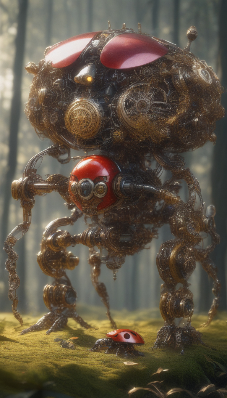 AI generated "Mechanical Ladybug"