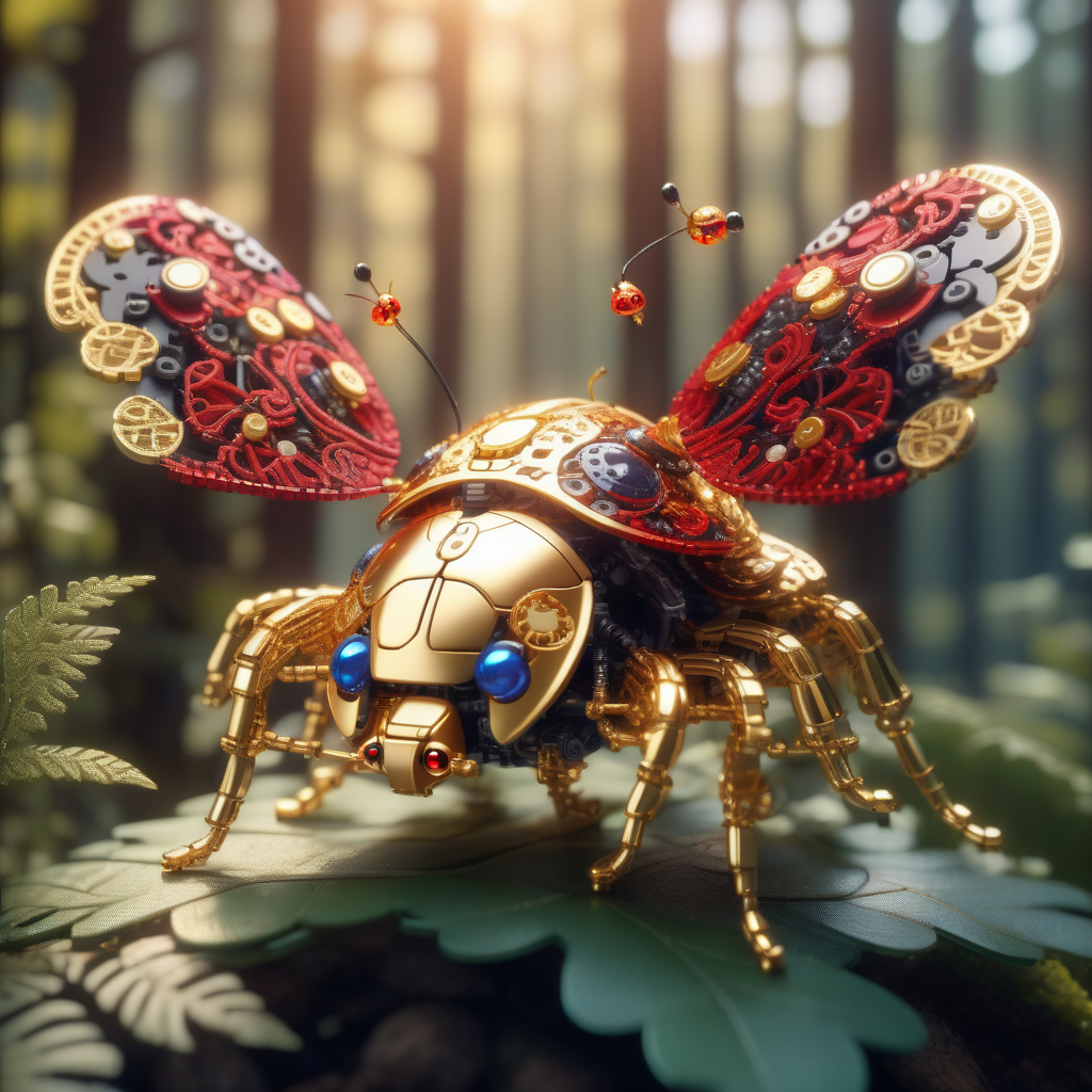 AI generated "Mechanical Ladybug"