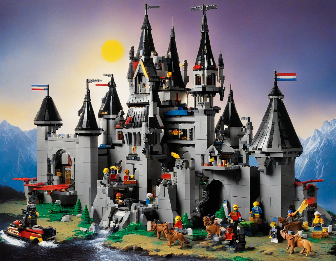 AI generated "Lego Castle"