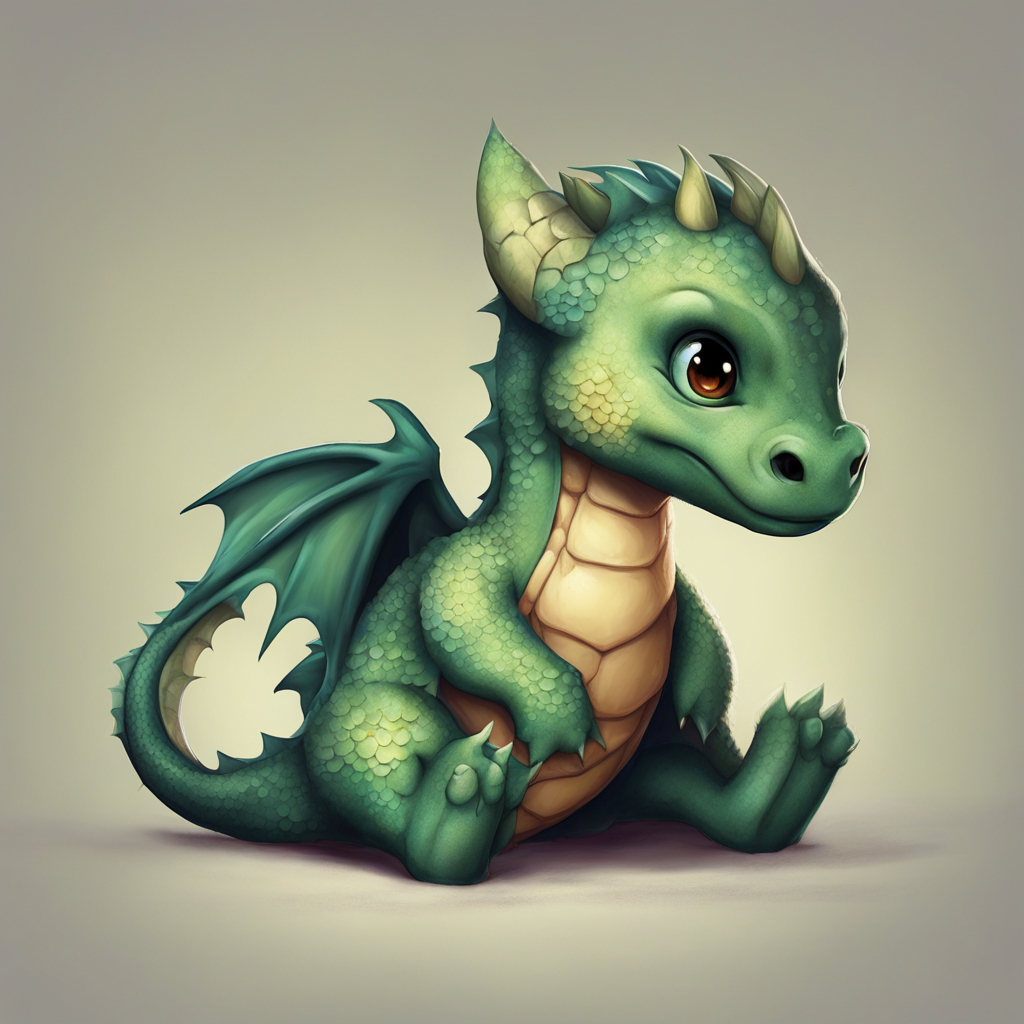 AI Cute Little Dragon