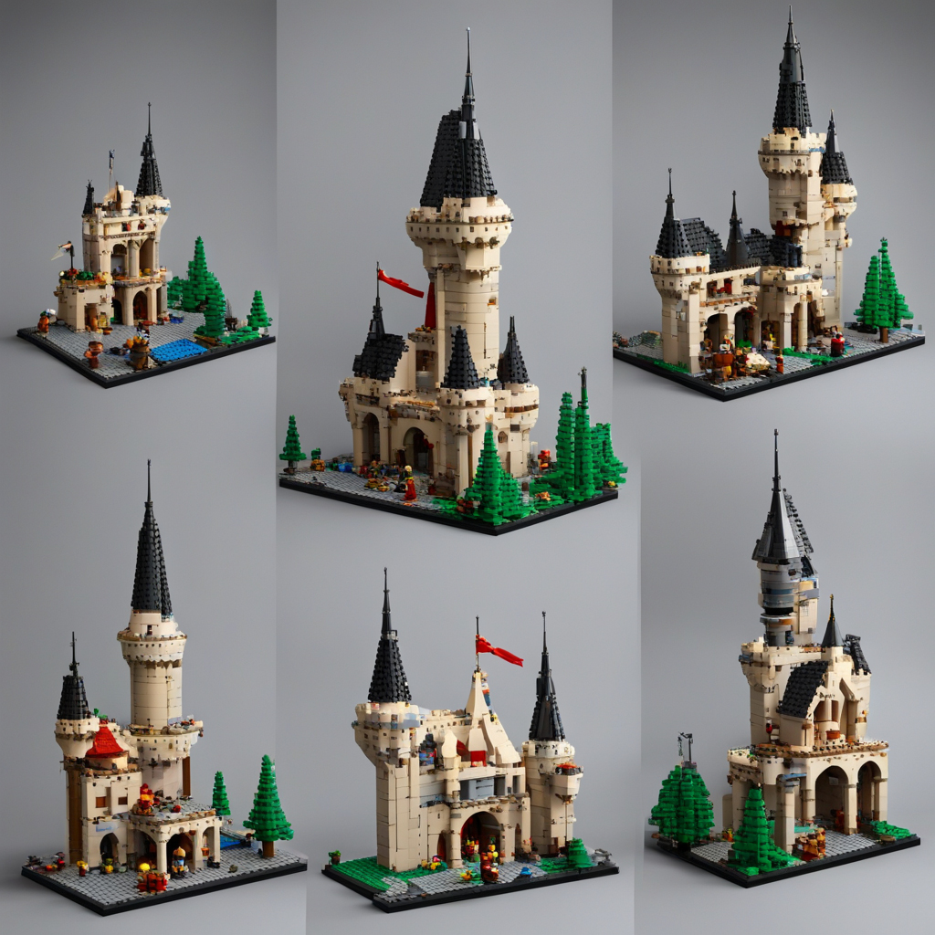 AI generated "Lego Castle"