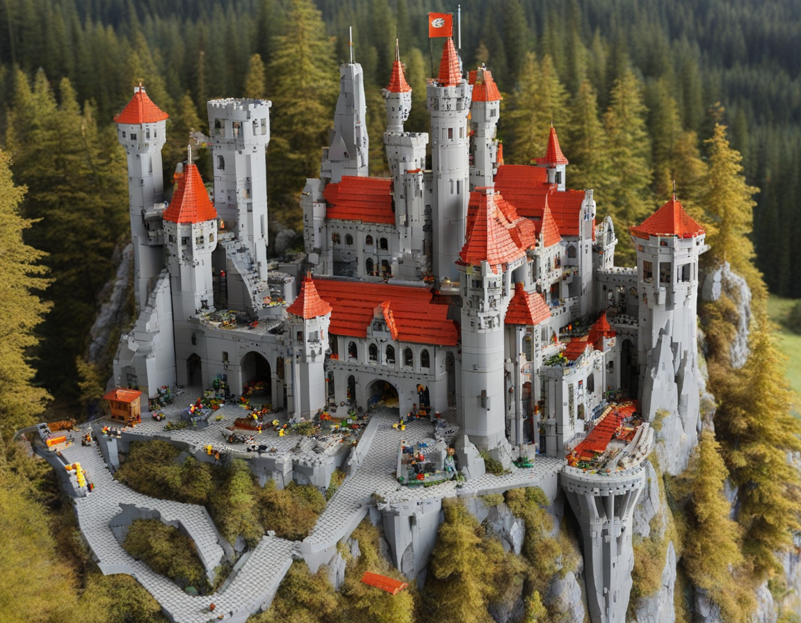 AI generated "Lego Castle"