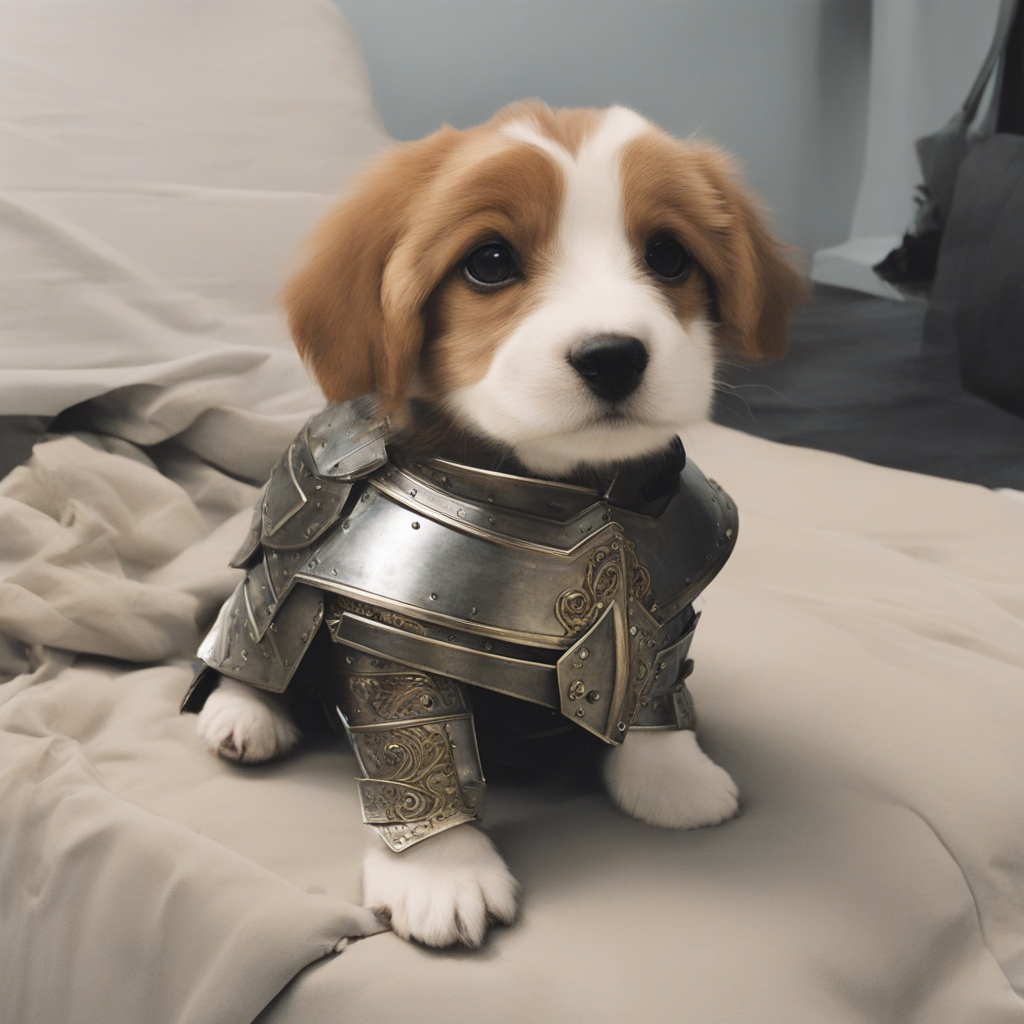 AI dogs in armor