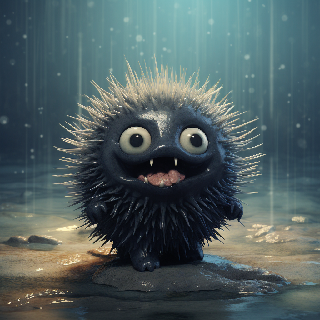 AI Little Urchin monster