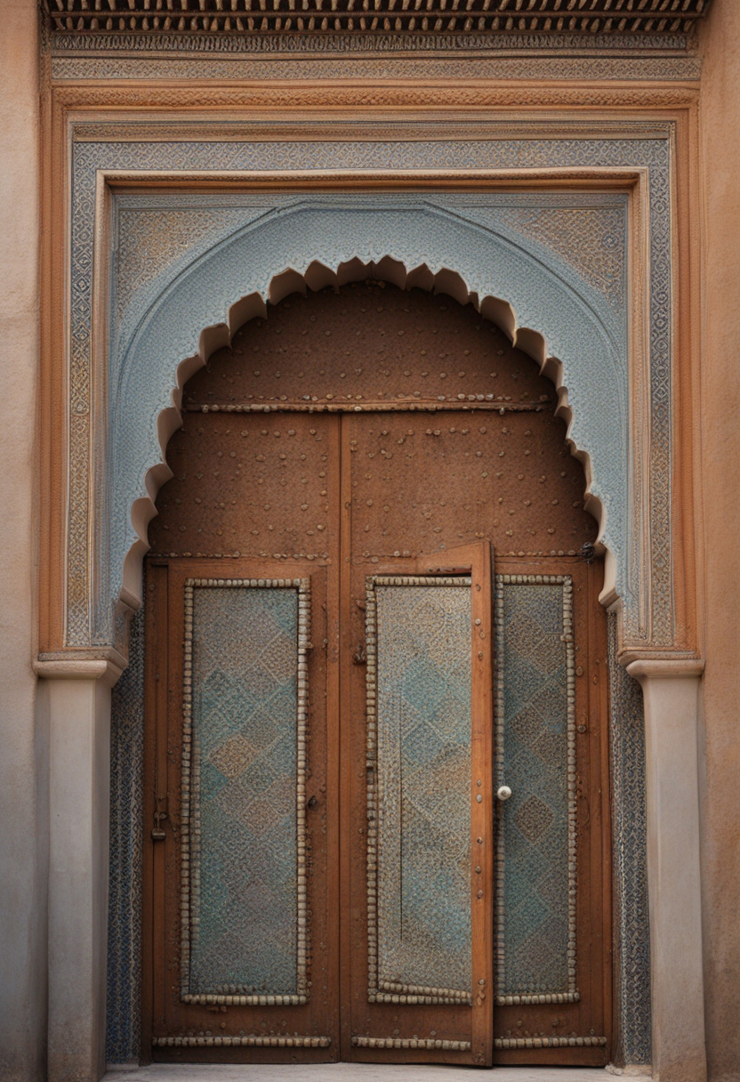 AI Moroccan Door