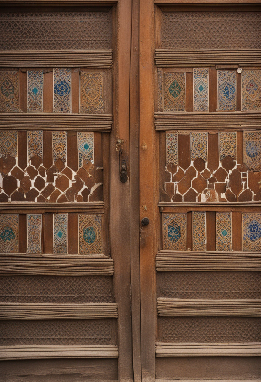 AI Moroccan Door