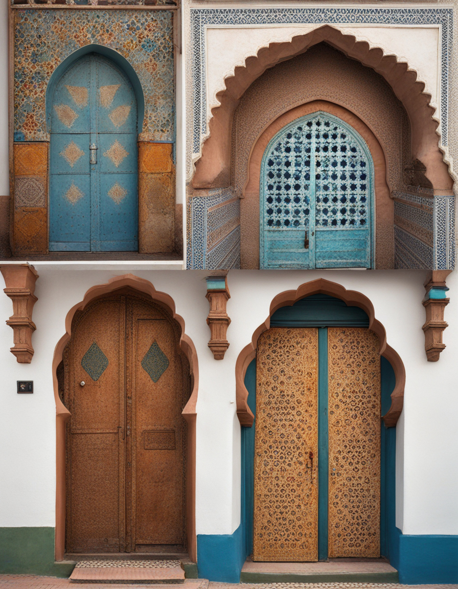 AI Moroccan Door