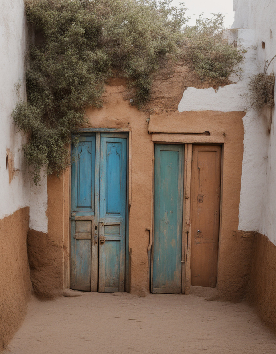 AI Moroccan Door