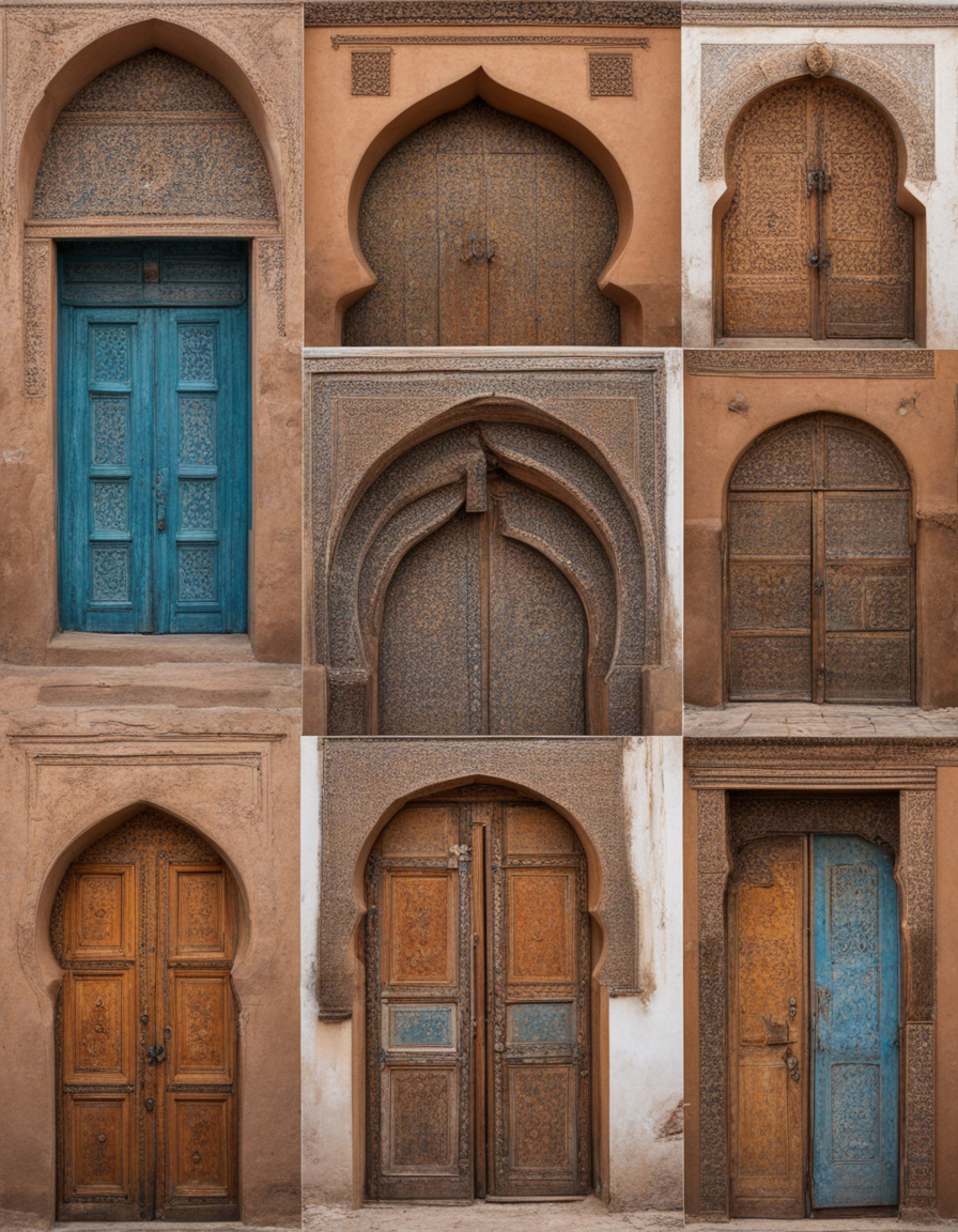 AI Moroccan Door