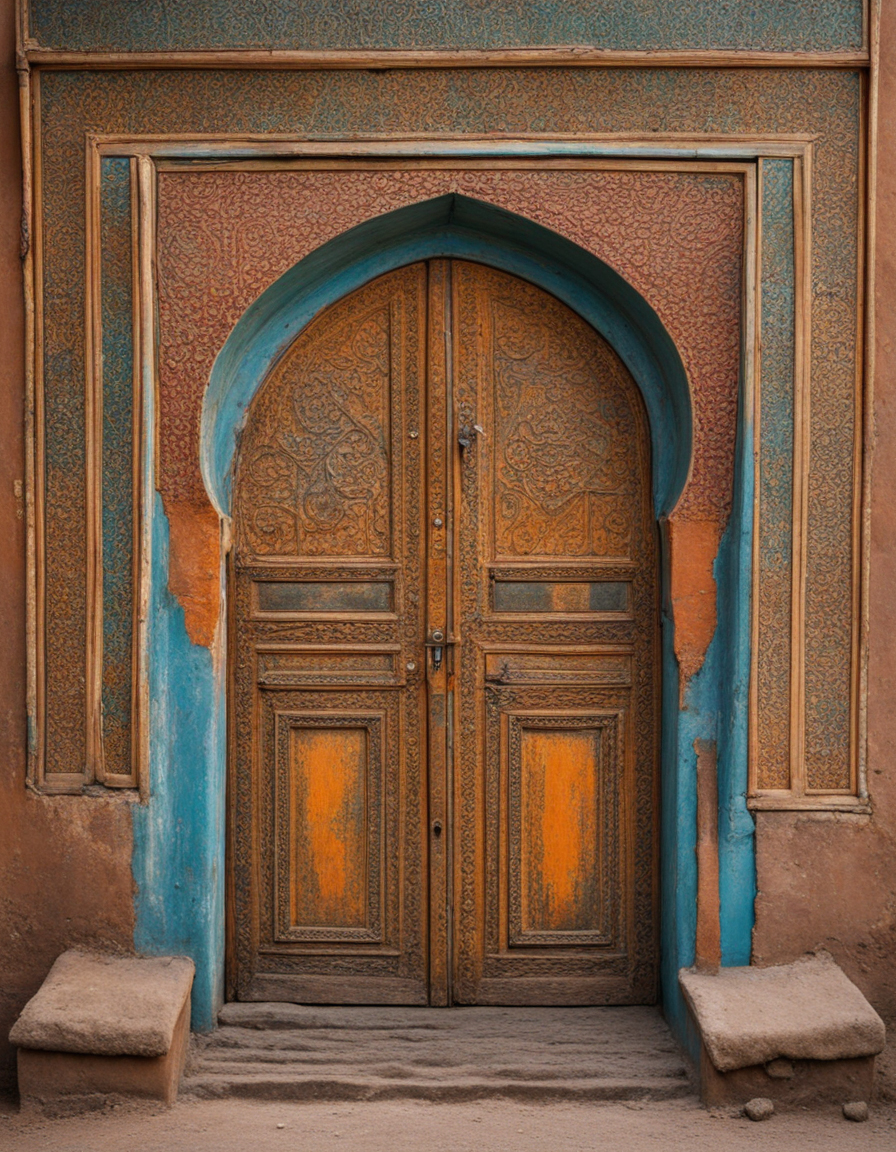 AI Moroccan Door