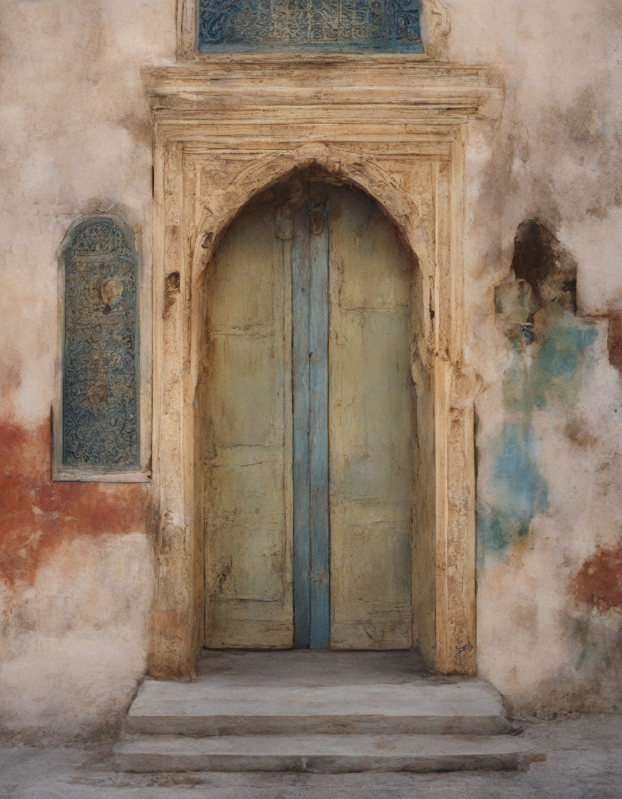 AI Moroccan Door