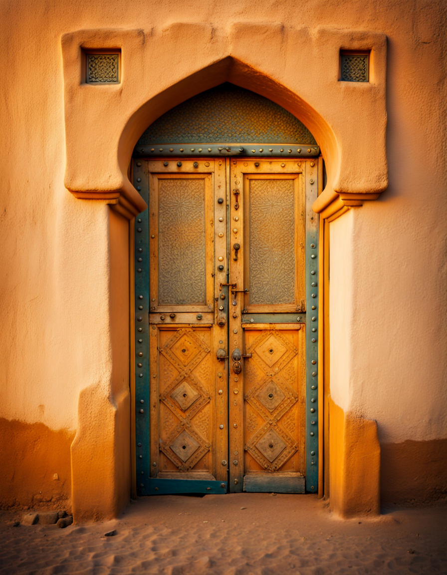 AI Moroccan Door