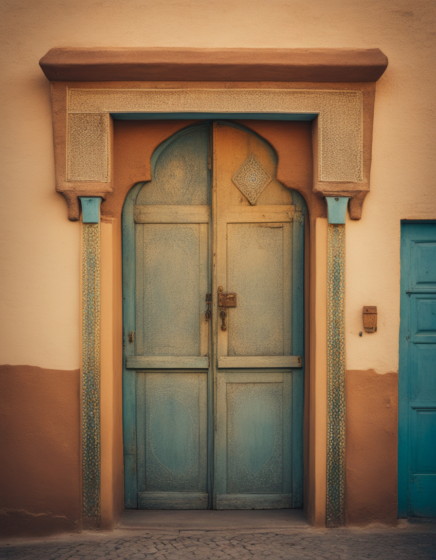 AI Moroccan Door