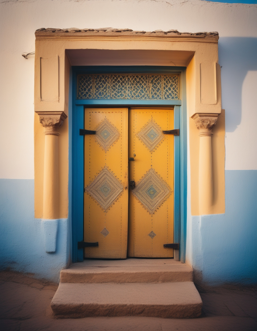 AI Moroccan Door