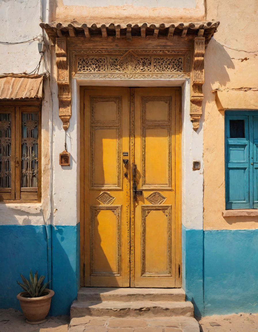 AI Moroccan Door