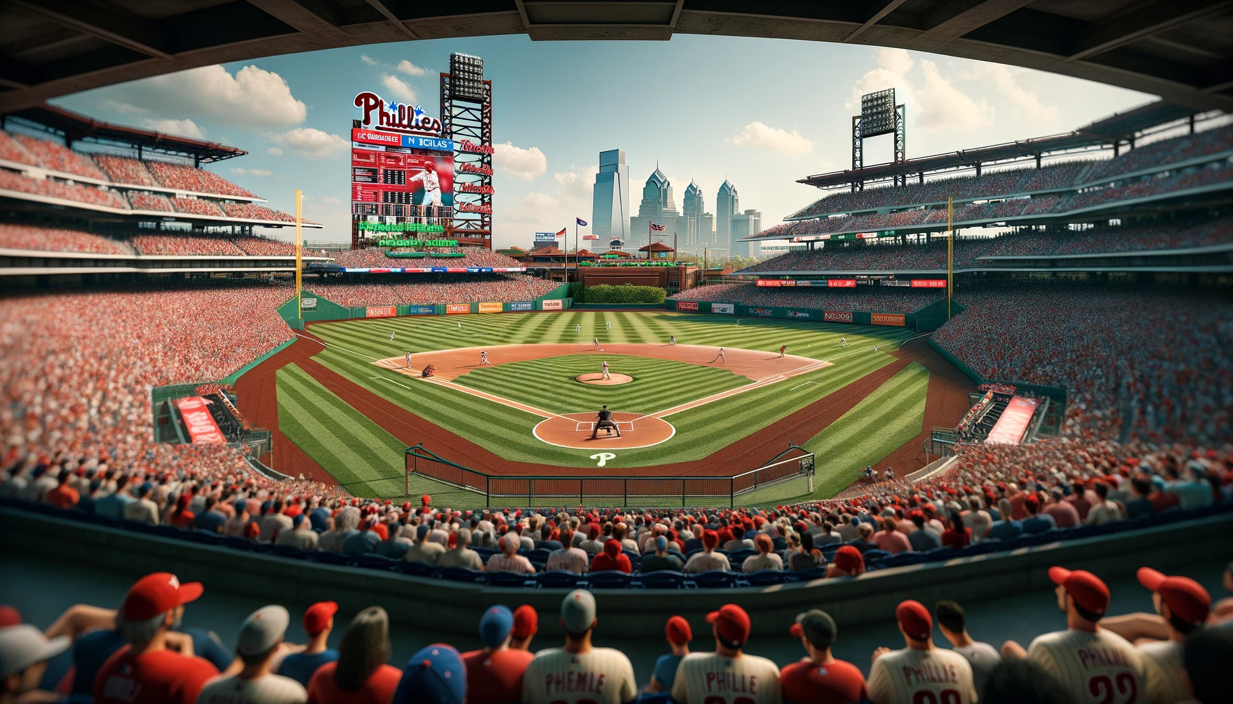 AI generated depiction of Citizens Bank Park