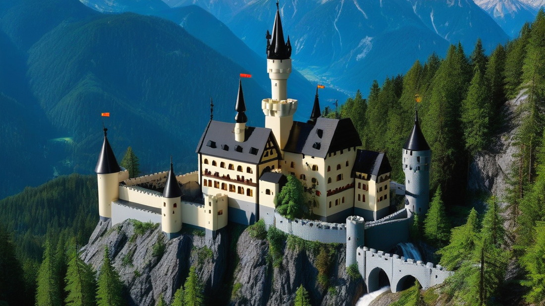 AI generated "Lego Castle"