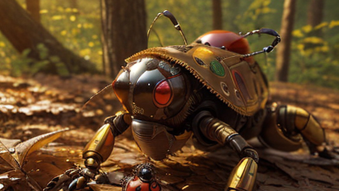 AI generated "Mechanical Ladybug"