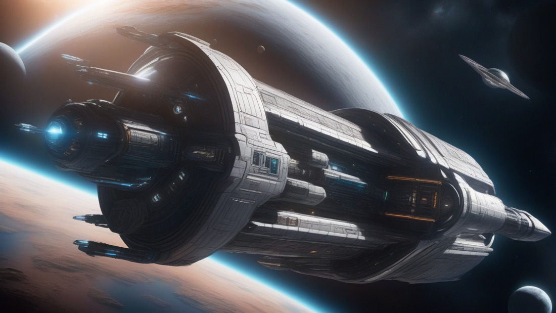 AI generated "Realistic Spaceship"