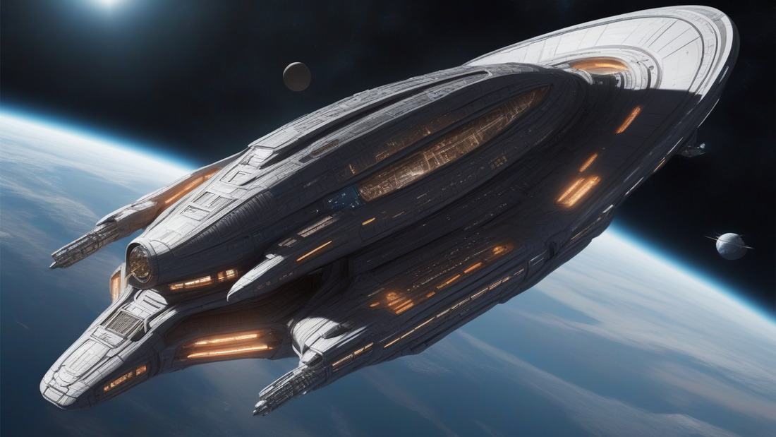 AI generated "Realistic Spaceship"