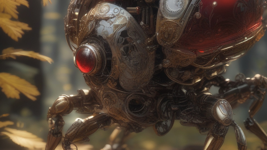AI generated "Mechanical Ladybug"