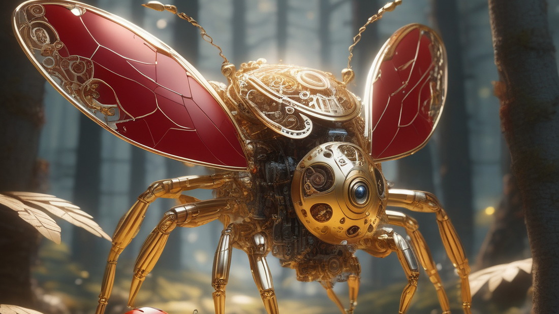AI generated "Mechanical Ladybug"