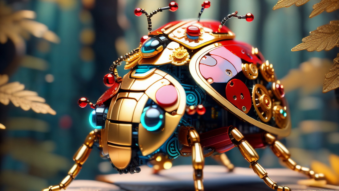 AI generated "Mechanical Ladybug"
