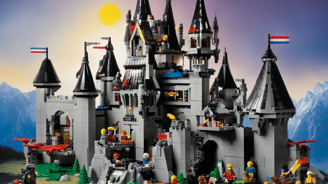 AI generated "Lego Castle"