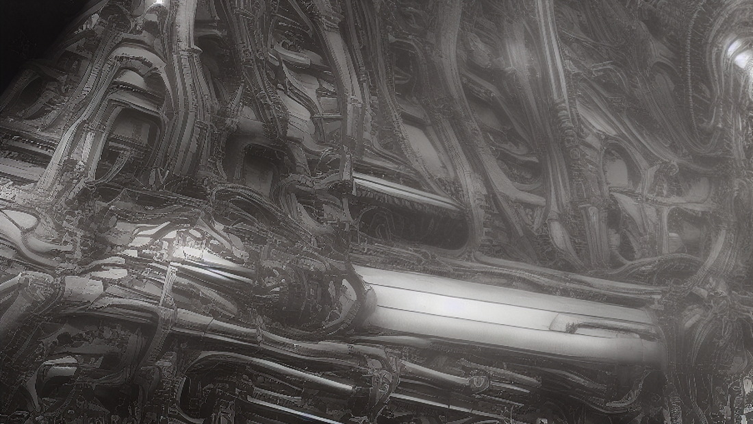 AI generated "Realistic Spaceship"