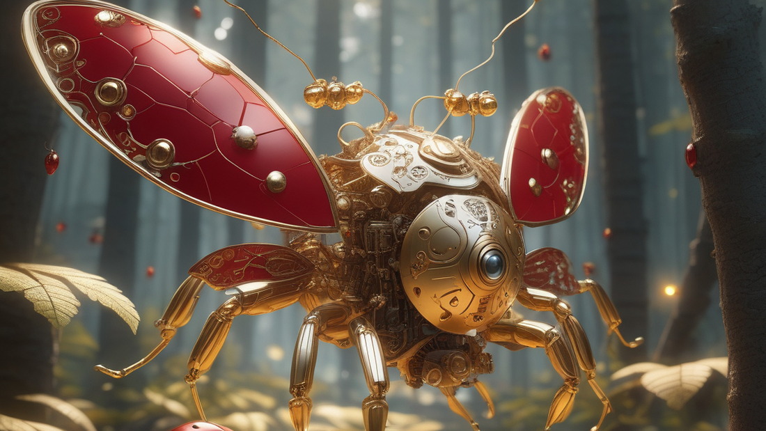 AI generated "Mechanical Ladybug"
