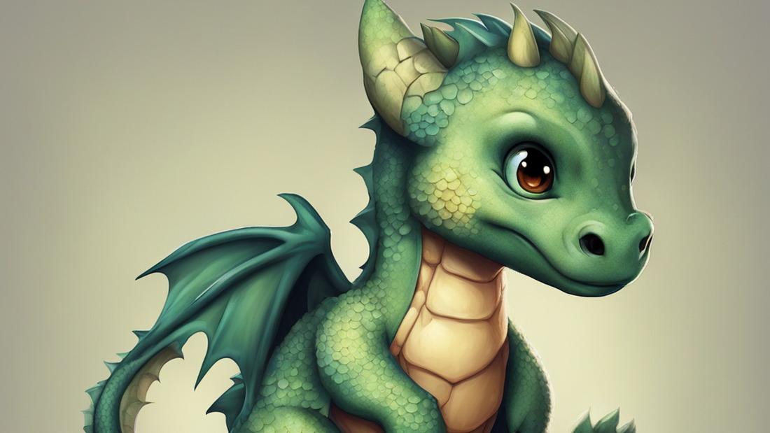 AI Cute Little Dragon
