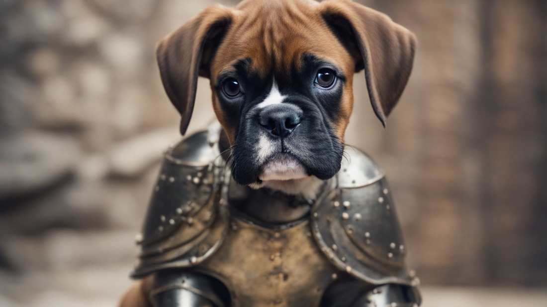 AI dogs in armor