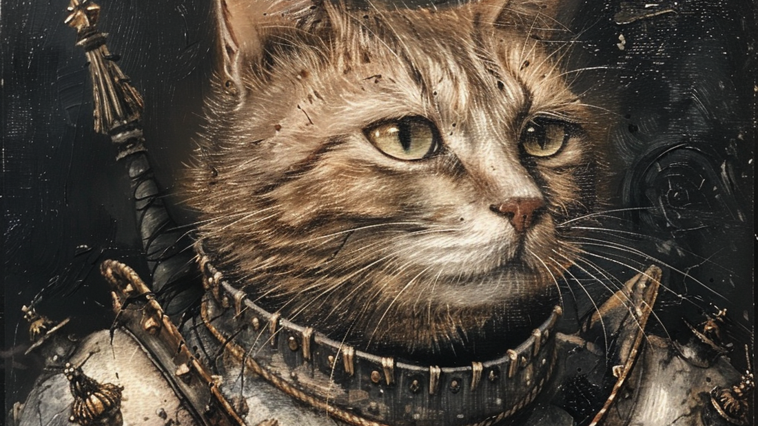 AI Cat in armor