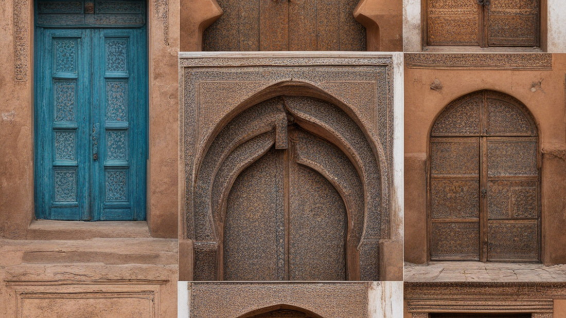 AI Moroccan Door