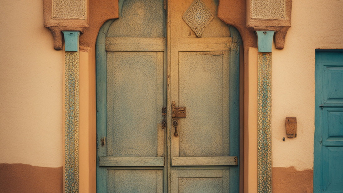 AI Moroccan Door